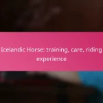 Icelandic Horse: training, care, riding experience
