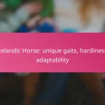 Icelandic Horse: unique gaits, hardiness, adaptability