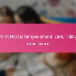 Paint Horse: temperament, care, riding experience